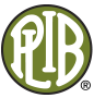 Green circle logo with white, stylized overlapping letters PLB and a registered trademark symbol.
